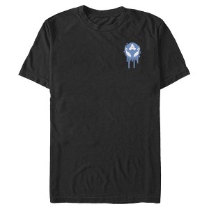 Men's Marvel Captain America Venom Infected Badge T-Shirt - 1 of 4