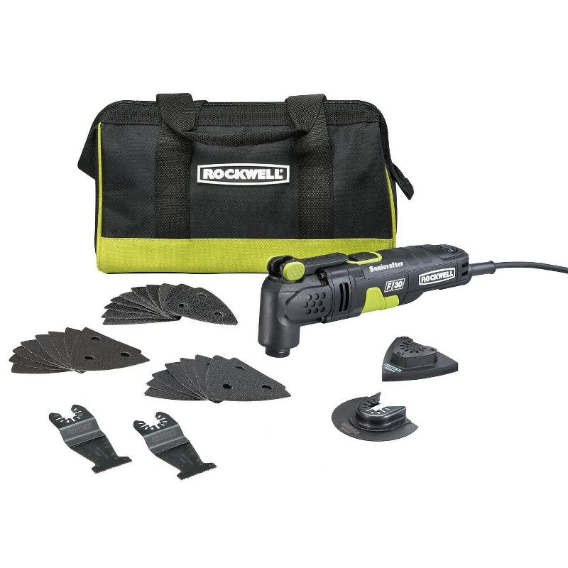 Rockwell RK5132K 3.5 Amp Sonicrafter F30 Oscillating Multi-Tool with 32 Accessories and Carry Bag, 1 of 11