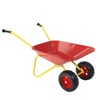 VisioGear Sand Toys, Children's Heavy Wheelbarrow Toy for Bench, Children's Double Wheel Wheelbarrow with Tray for Sand, Red, 30.12"*18.11"*15.16" - 2 of 4