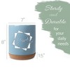 Elanze Designs Blessed Sky Blue X-Large Cork Bottom Kitchen Utensil Holder - 2 of 4