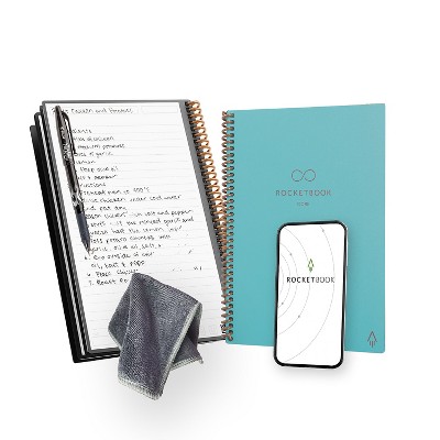 Rocketbook Core Professional Notebooks 6" x 8.8" College Ruled 18 Sheets Blue (EVR2-E-RCCCEFR)
