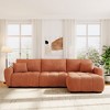 Whisen 110" Modular Sectional Sofa, L Shape with Extra-large Seat, Pull-line Design - 2 of 4