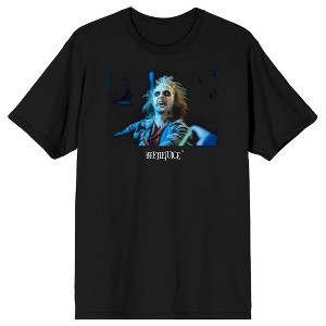 Beetlejuice Betelguese Character Men's Black T-shirt - 1 of 1