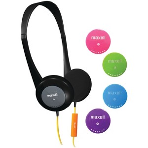 Maxell® Action Kids On-Ear Headphones with Microphone in Multicolored - 1 of 4