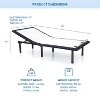 Harmony Adjustable Bed Frame with Battery Back Up - Furniture of America - image 4 of 4