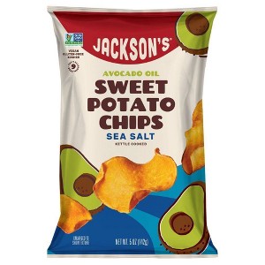 Jackson's Avocado Oil Sweet Potato Chips - Sea Salt 5oz - 1 of 4