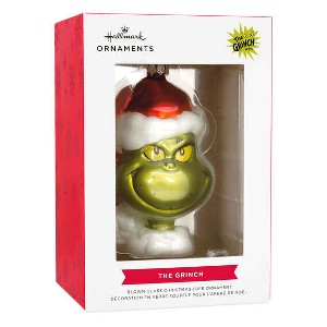 Dr. Seuss's How the Grinch Stole Christmas!™ Grinch Blown Glass Hallmark Ornament - 1 of 3
