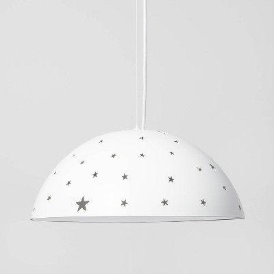 Starry Dome Metal Pendant White - Pillowfort™