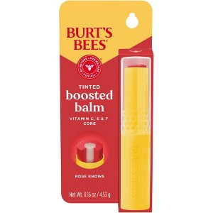 Burt's Bees Boosted Tinted Lip Balm - 0.16oz - 1 of 4