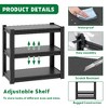 Lyngins Adjustable 3-Tier Fish Tank Rack Shelf, Heavy-Duty Steel Shelving Unit for 20-30 Gallon Aquariums, Rust-Proof & Easy Assembly Storage Shelves - 4 of 4