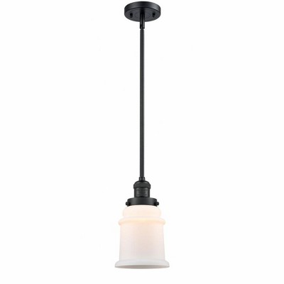 Canton - 1 Light Stem Hung Mini Pendant In Industrial Style-8.5 Inches Tall and 5.25 Inches Wide
