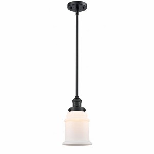 Canton - 1 Light Stem Hung Mini Pendant In Industrial Style-8.5 Inches Tall and 5.25 Inches Wide - 1 of 1