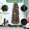 6/7ft Prelit Artificial Christmas Tree, Dual Color Led Lights, Slim/Flocked Options - 4 of 4
