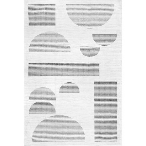 Nuloom Fae Geometric Shapes Pet Friendly Machine Washable Area Rug - 1 of 4