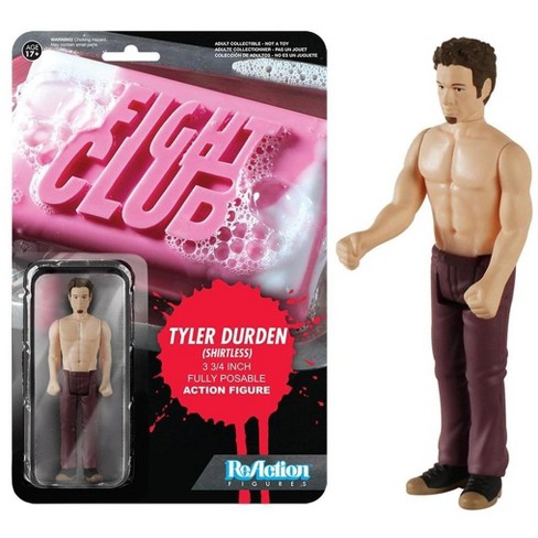 Funko Fight Club Reaction 3 3 4 Action Figure Shirtless Tyler Durden Target - david cult roblox
