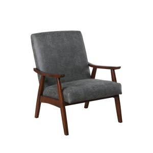 Sandros Mid Century Accent Chair Dark Gray - ioHOMES