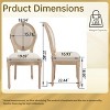 Set of 2 French Country Dining Chairs - 4 of 4