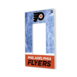 NHL Eastern Conference Teams Ice Wordmark Hidden-Screw Light Switch Plate for Single Rocker - 1 of 4