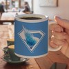 Superman 2025 Movie Fortress of Solitude Shield Ceramic Coffee Mug Novelty Gift Mugs for Coffee Tea and Hot Drinks, 11oz, White - 4 of 4