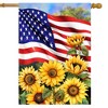 Briarwood Lane Summer House Flag 40x28 For Outdoor American Sunflowers For Summer House Flag - 2 of 4
