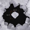 Unique Bargains Decoration Wedding Party Silk Artificial Flower Petals White 3000 Pcs - 2 of 4
