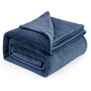 Bedsure | Flannel Blanket Solid 280GSM Soft Fuzzy Plush  Bed Blanket - 1 of 4