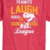 Men's - Peanuts - Peanuts Laugh League Short Sleeve Graphic T-Shirt - 2 of 4
