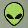 Dalix Alien Embroidery Relaxed Crewneck Sweatshirt Soft Fleece Fit Lounge Mens - 2 of 4