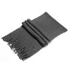 Mio Marino | Wide Knit Ribbed Scarf - 3 of 4