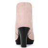 Allegra K Women's Round Toe Block Heels Chelsea Ankle Boots - 4 of 4