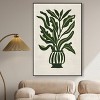 Art Remedy Green Vase I Minimalistic Botanical and Floral Art Prints Framed - 2 of 4