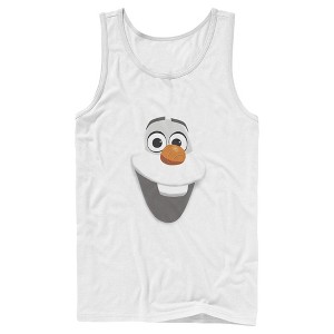 Men's Frozen Olaf Face Tank Top - 1 of 4