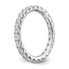 Black Bow Jewelry 14K Gold 1.5 Ctw U Shared D-F Color Lab Created Diamond Eternity Band - 4 of 4