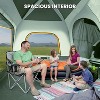 DoCred SUV Tents for Camping 4 People, PU 3000mm Waterproof SUV Tent for Car Jeep Van, 8.2'L x 8.2'W x 7.2'H with 2 Awnings & Double Door - 2 of 4