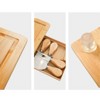 MOVSSOU 10" Cheese Board Set with Knife Charcuterie Boards Set - 3 of 4