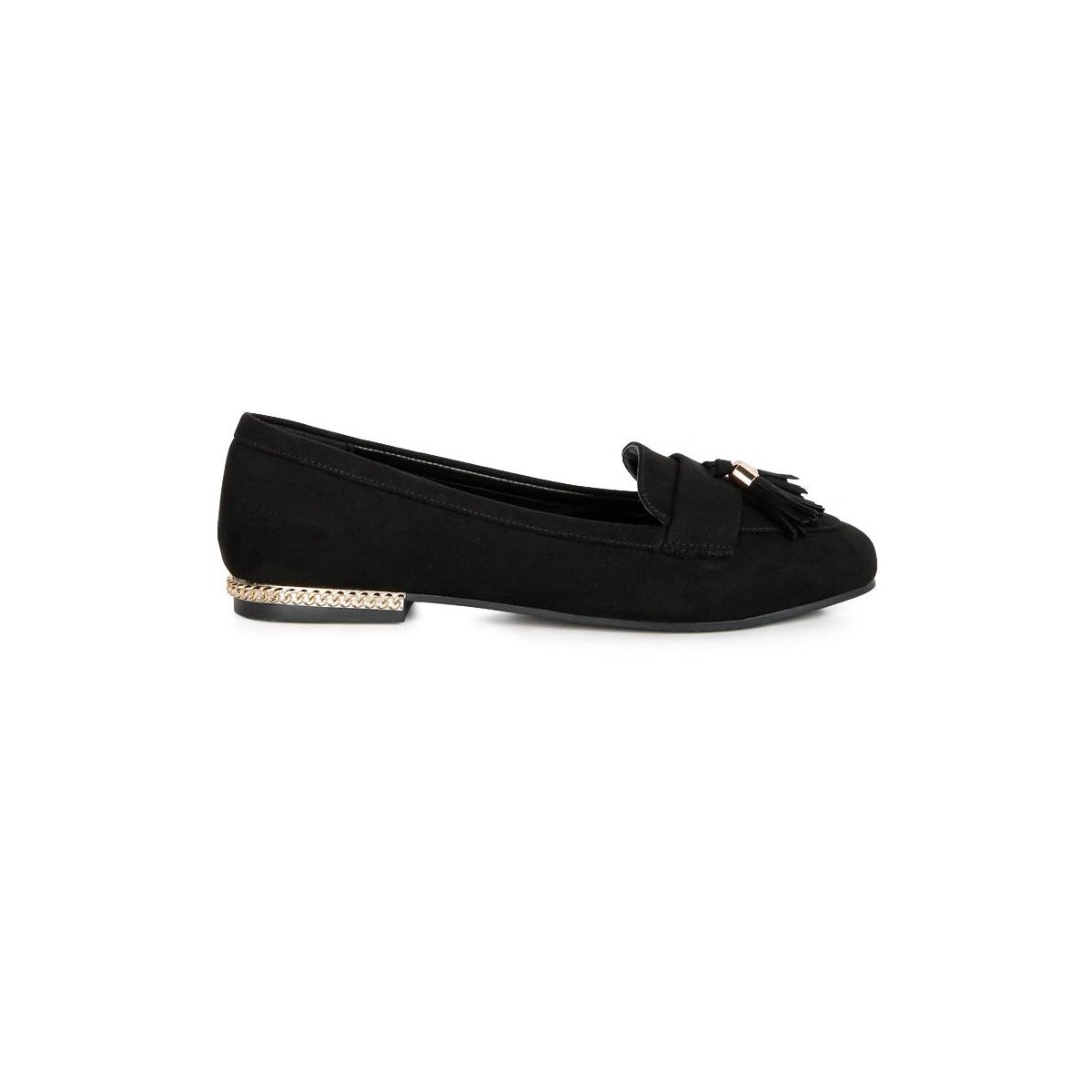 Женские туфли London Rag Womens Atrika Faux Suede Tassel Loafers 8 — фото 2