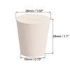 Unique Bargains Tapered Shaped Solid Rubber Stopper for Block Pipe Mouths 10 Pcs - 2 of 3
