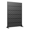 Dovelina Outdoor Freestanding Metal Privacy Screen Decorative Garden Fence - 4 of 4