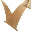 14"x29" Metal Bird Minimalistic Flying Wall Decor Gold - Olivia & May: Iron Sculpture, Indoor Artwork - 3 of 4