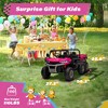 24V 2 Seater Ride on Car Dump Truck, 4WD Powerful Kids UTV w/2.4G Remote, 3 Adjustable Speed, Bluetooth Music, Spring Suspension - 4 of 4