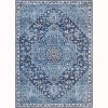 Washable Vintage Area Rug Non-Slip Non-Shedding Living Room Mat, Low Pile Oriental Medallion Floor Carpet, Indoor Foldable Soft Accent Rug - 2 of 4