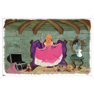 Trends International Disney Cinderella - Cinderella Attic Framed Wall Poster Prints - 1 of 4