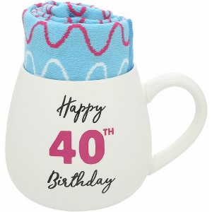 Pavilion Gift Company - 40th Birthday - 15.5 oz Mug and Sock Set - Drinkware - 1 of 1