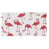 2pk Kitchen Towel Flamingo Print White - MU Kitchen: 100% Cotton, Machine Washable, Animal Pattern Tea Towel - 2 of 3