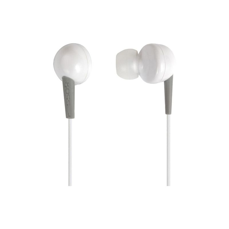 Koss 187197 KEB6i In-Ear Headphones - White - Stereo - Wired - Earbud - Binaural - In-ear - White, 1 of 2
