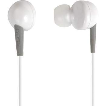Koss 187197 KEB6i In-Ear Headphones - White - Stereo - Wired - Earbud - Binaural - In-ear - White
