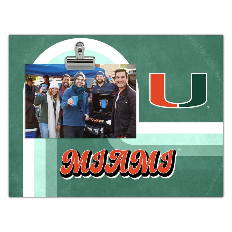 8&#39;&#39; x 10&#39;&#39; NCAA Miami Hurricanes Picture Frame, 1 of 2