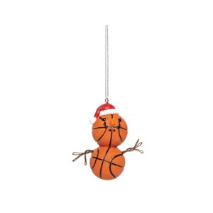 Gallerie II Basketball Snowman Ornament - 1 of 4