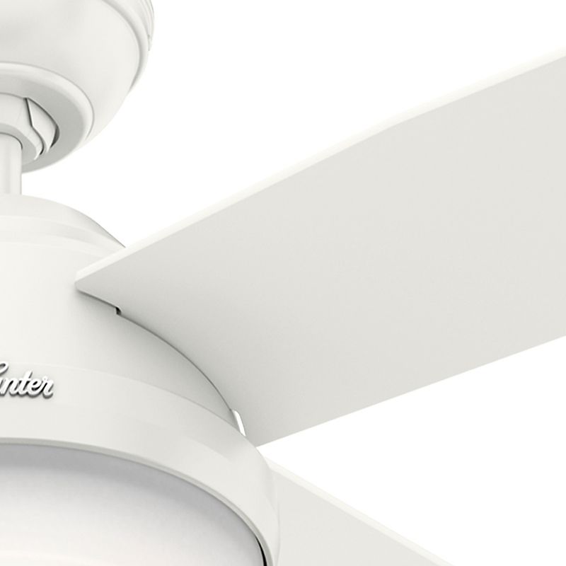 52" Dempsey Damp Rated Ceiling Fan with Remote (Includes LED Light Bulb) - Hunter Fan, 6 of 12