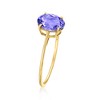 Ross-Simons 1.30 Carat Oval Tanzanite Ring in 14kt Yellow Gold - 3 of 4